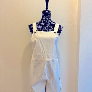Ivory Linen Overalls -WOMEN’S - NWOT